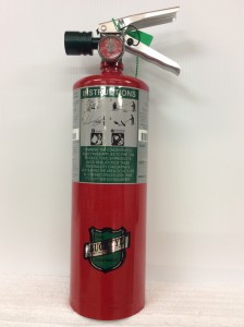 5lb Halotron with vehicle bracket