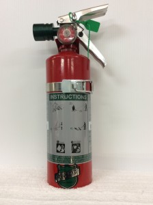 2.5 lb Halotron with vehicle bracket